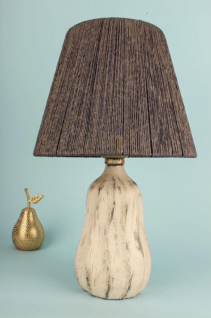 Opviq Stona lampa YL676, 25x20x40 cm, IP20, Smeđe-krem