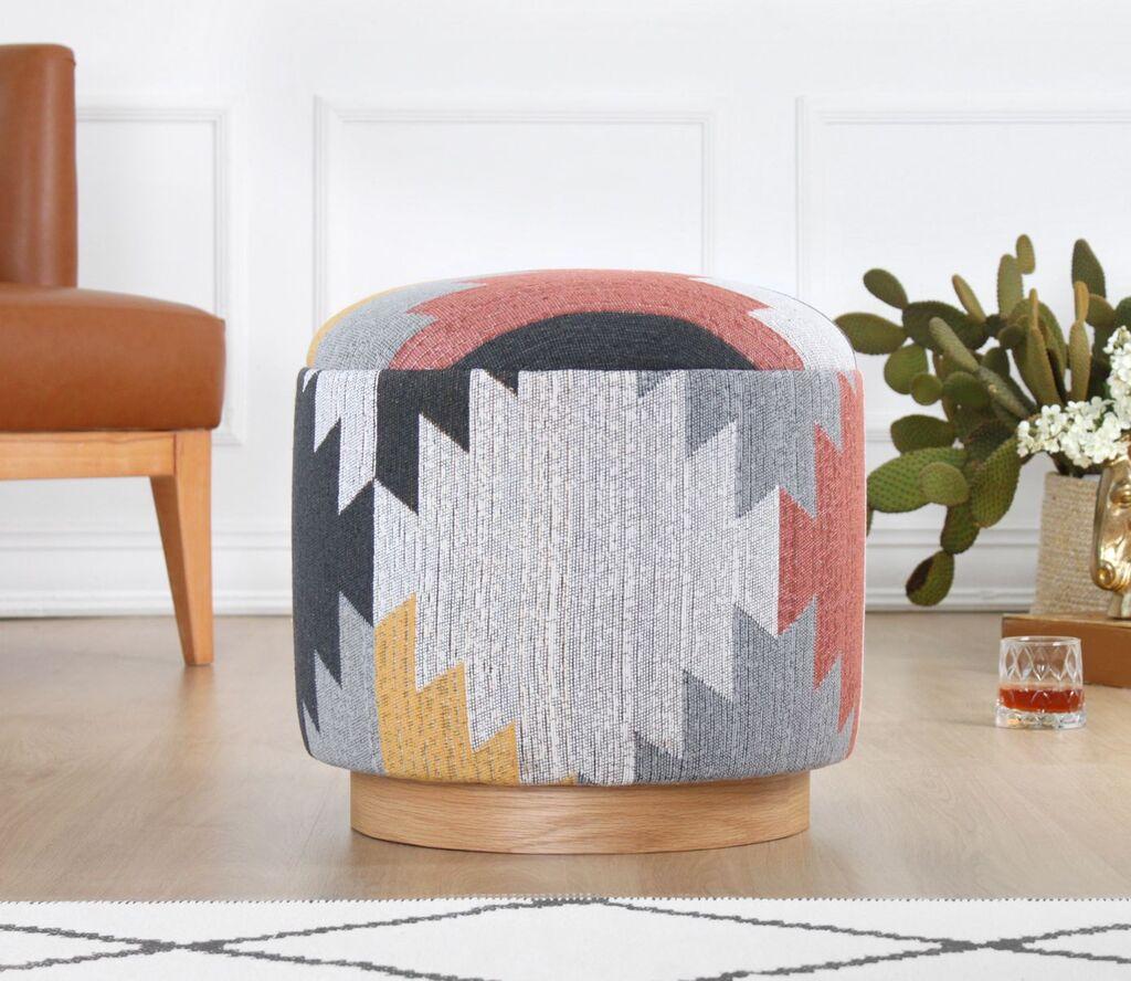 Atelier del Sofa Tabure Ferruz, 42x43x42cm, Šarene