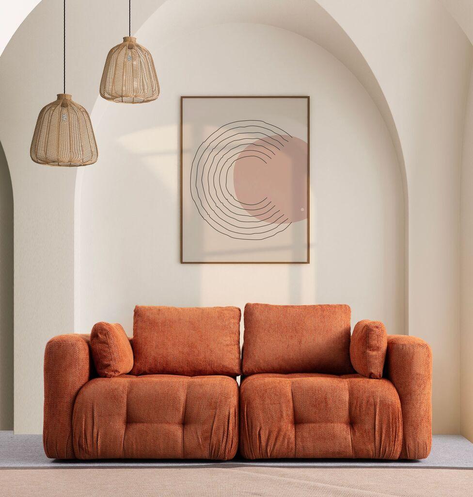 Atelier del Sofa Dvosjed Amaris 2, 300 x 120 x 65 cm, Narandžasta