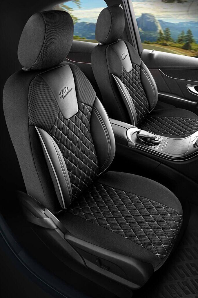 Top Deal Auto presvlaka Roma, Crno-siva