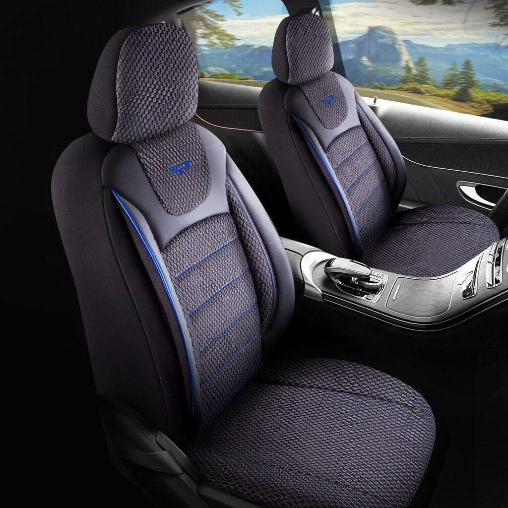 Top Deal Auto presvlaka Prestige, Crno-plava