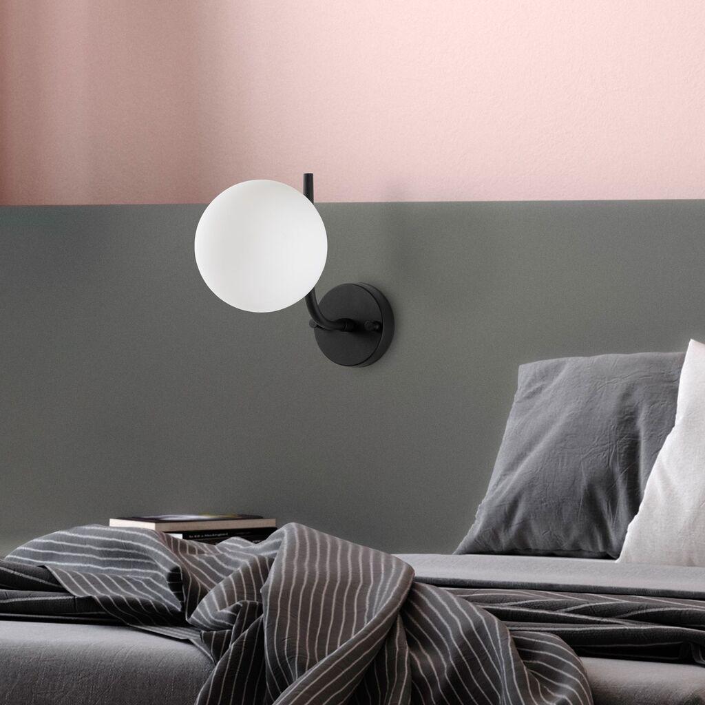 Opviq Zidna lampa Antler-15016, 15x29x23cm, IP20, Crno-bijela