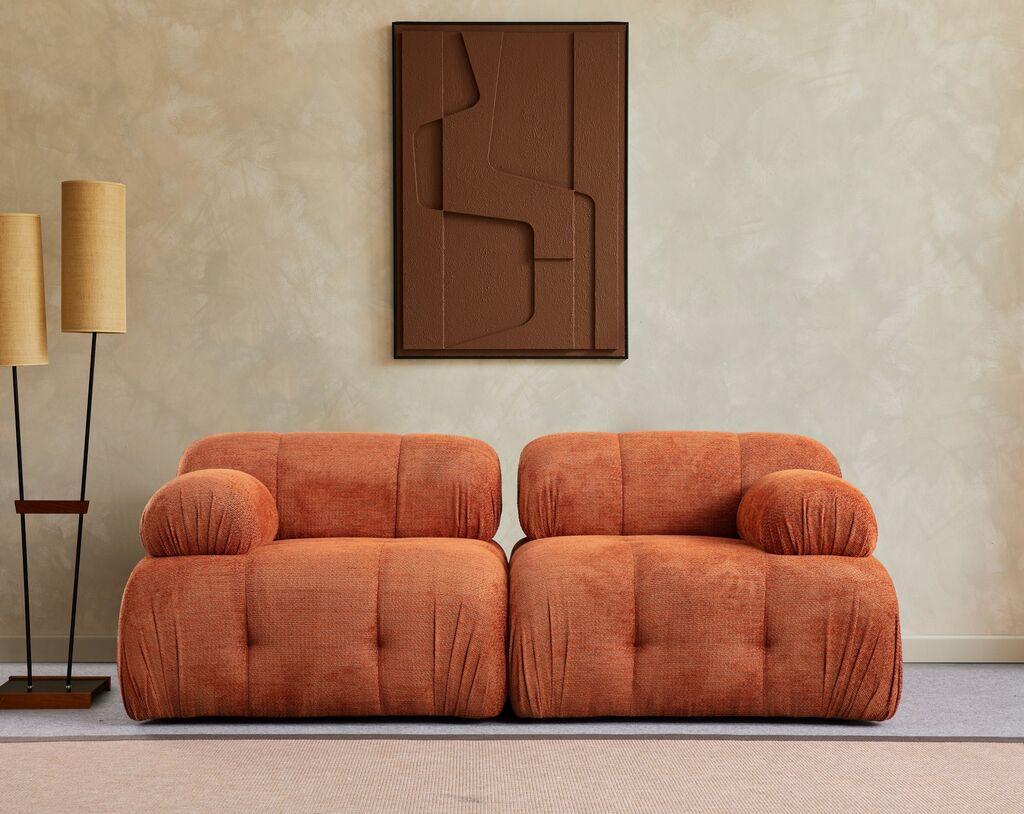 Atelier del Sofa Dvosjed Petite 2, 190 x 95 x 75 cm, Krem