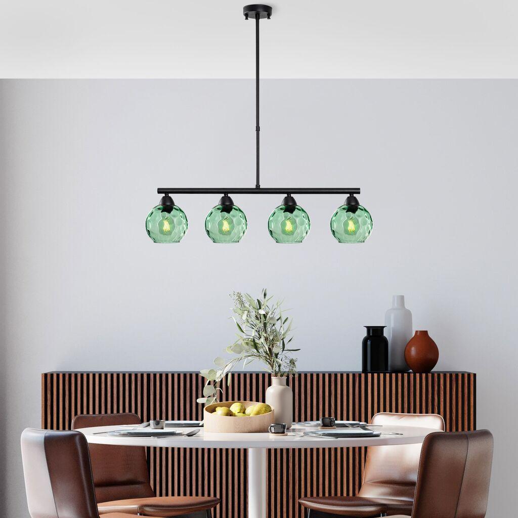 Opviq Luster Benek-15-14435, 80x15x80cm, IP20, Crno-zelena