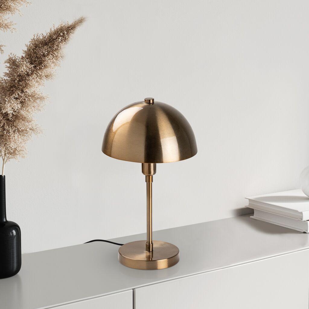 Opviq Stona lampa Togg-14806, 20x20x35 cm, IP20, Zlatna boja