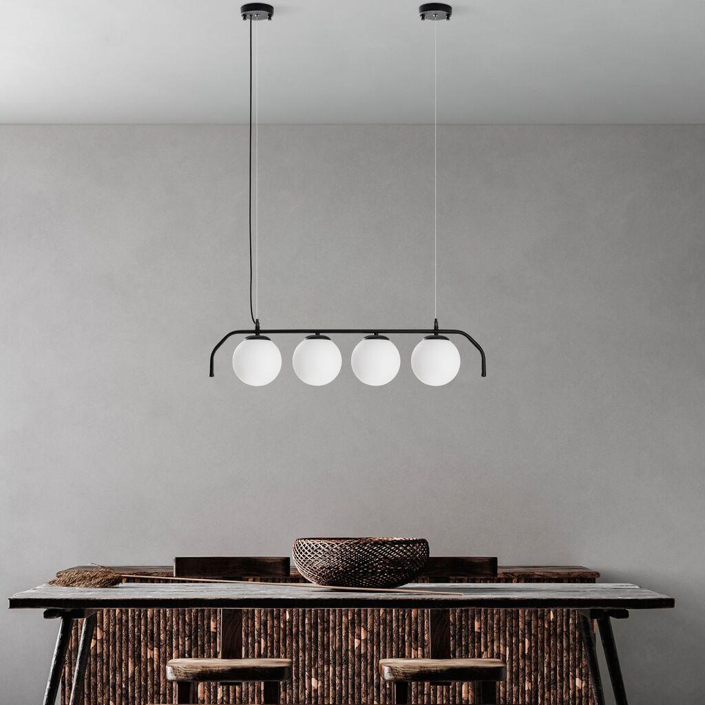 Opviq Luster Antler-13826, 15cm, IP20, Bijelo-crna