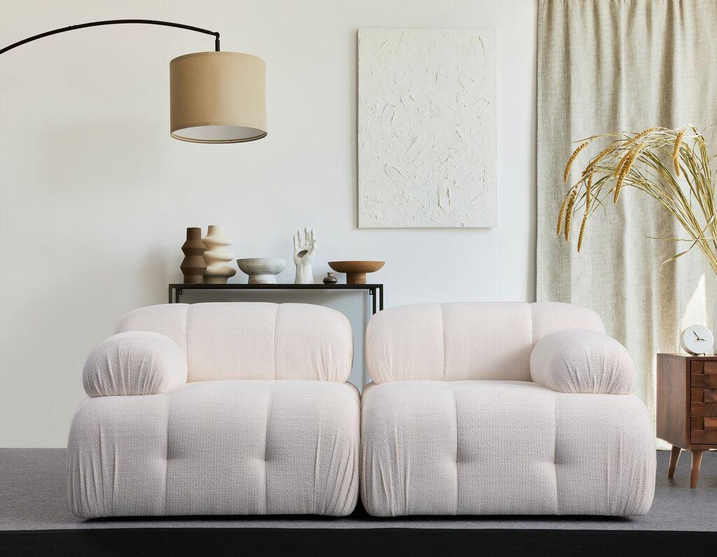 Atelier del Sofa Dvosjed Petite 2, 190 x 95 x 75 cm, Krem