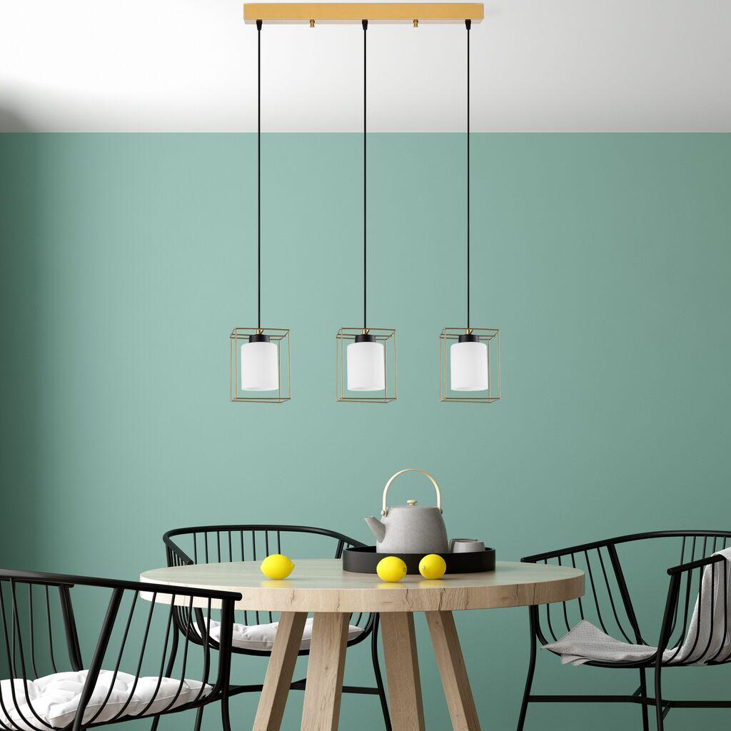 Opviq Luster Swank-702-8, 35x35x113cm, IP20, Bijelo-zlatna boja