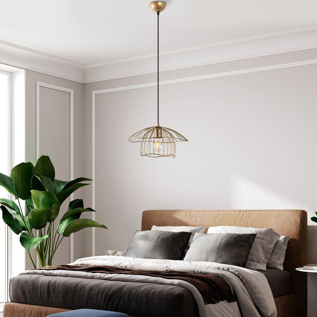 Opviq Luster Mantar-6503, 68x68x112cm, IP20, Zlatna