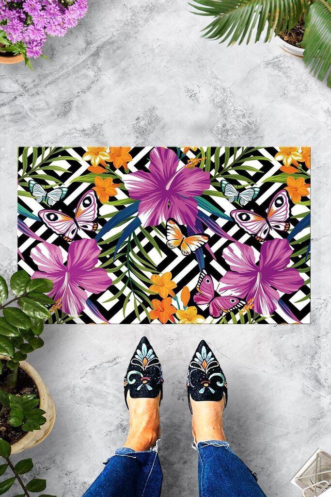 Conceptum Hypnose otirač za vrata Cvjetni vrt, 40x60 cm, šareni