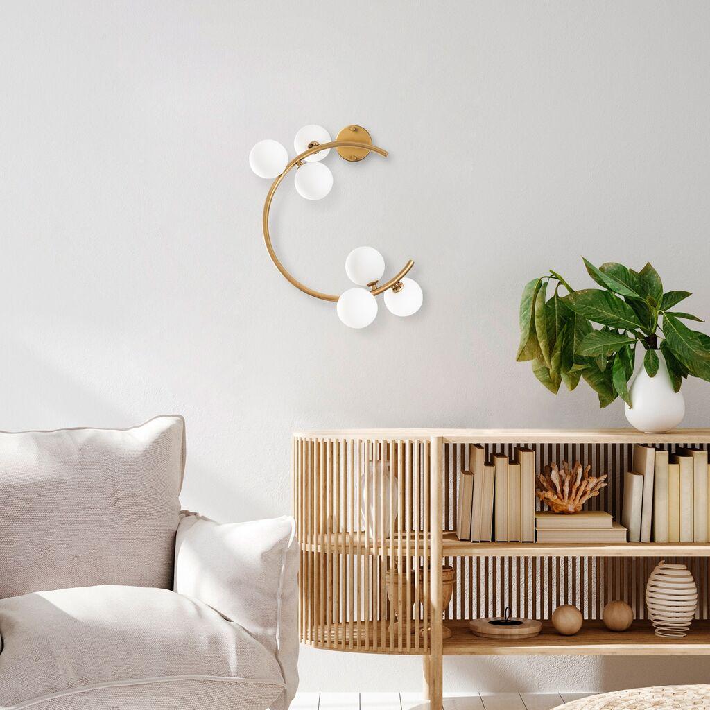 Opviq Zidna lampa Luminar-14131, 50x30x55cm, IP20, Zlatne boje