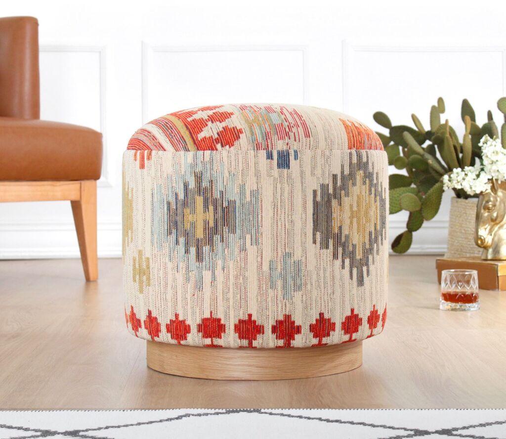 Atelier del Sofa Tabure Ferruz, 42x43x42cm, Šarene