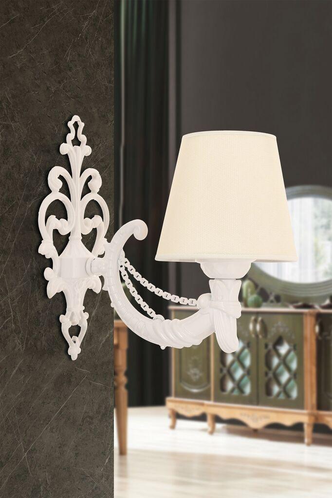 Opviq Zidna lampa Gloria, 15x10x13cm, IP20, Krem-bijela