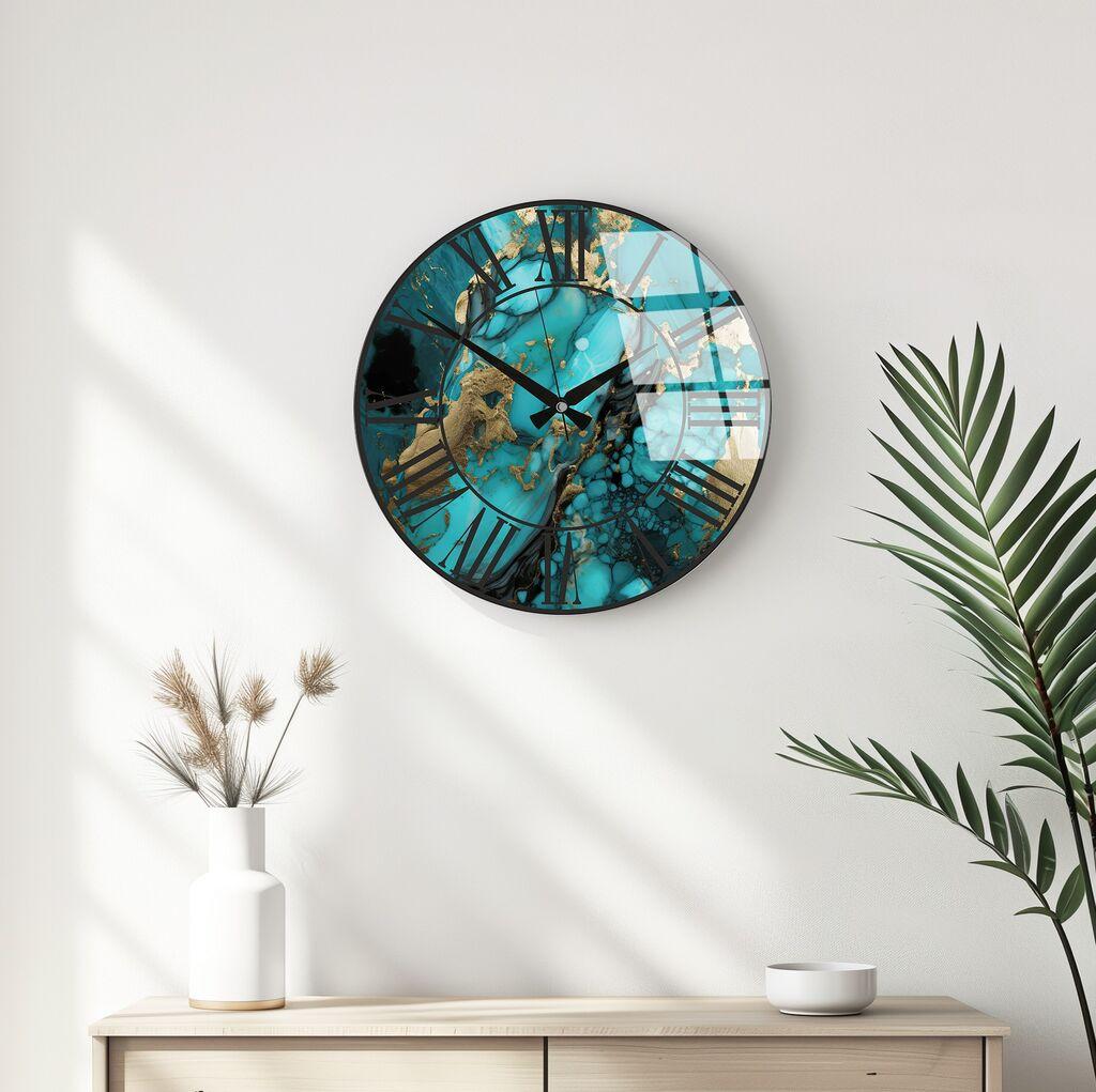 Zidni sat Wallity Huhu333, 40 cm, Plavi