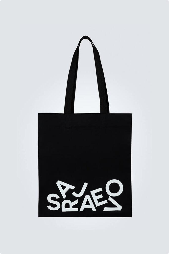 Moyo Torba Letters Black, Crna