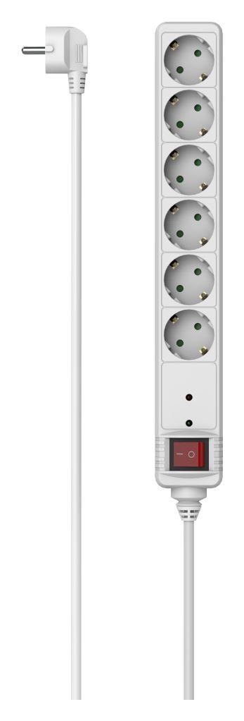 Hama Produžni kabl 6 utičnica 3m