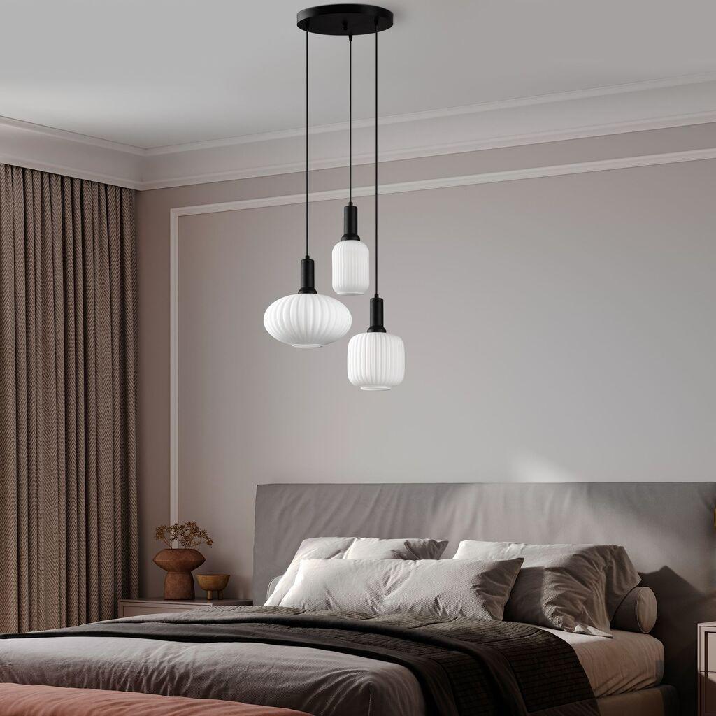 Opviq Luster Asker-15202, 55x55x130cm, IP20, Bijelo-crna