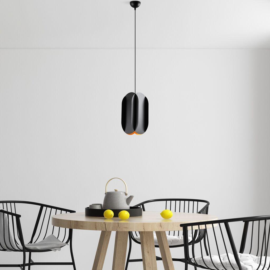 Opviq Luster Corner-13783-, 20 cm, IP20, Crna