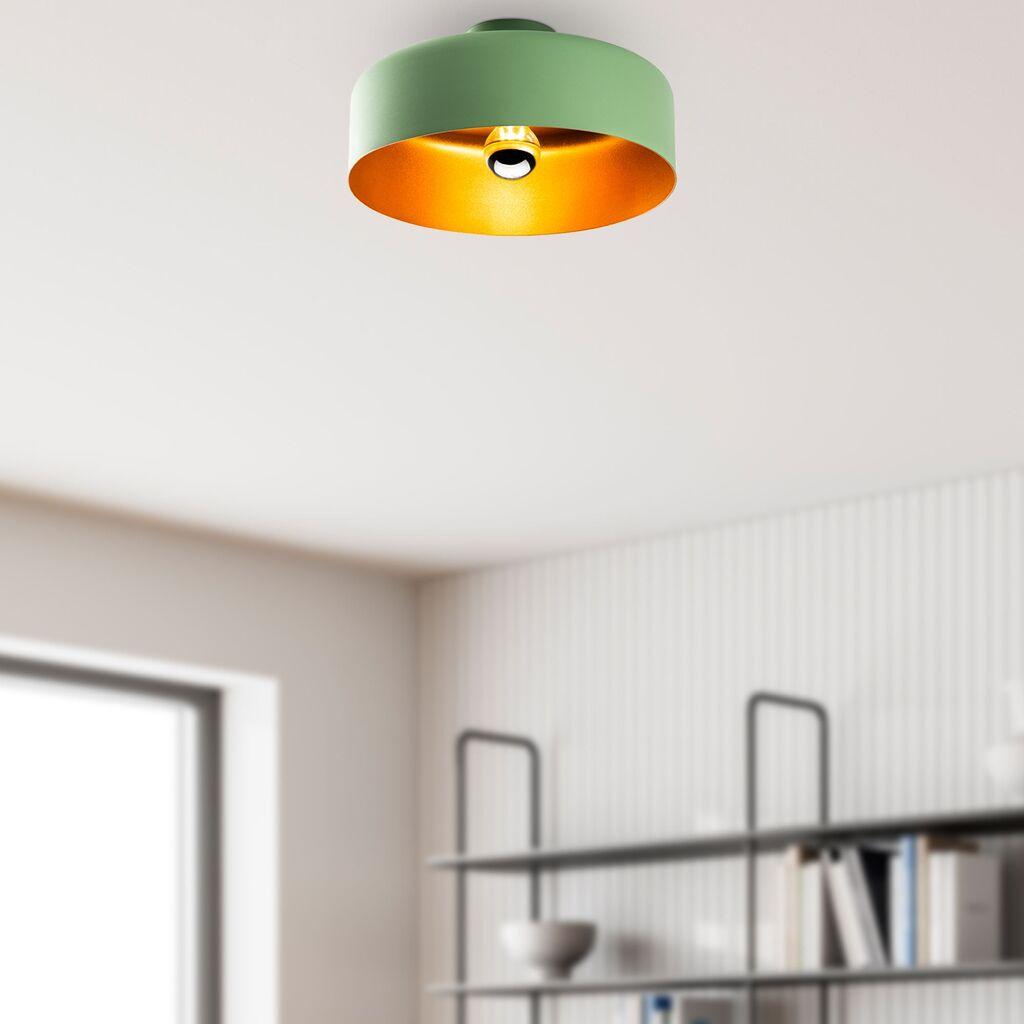 Opviq Luster Vesta-15077, 35x35x18cm, IP20, Zelena