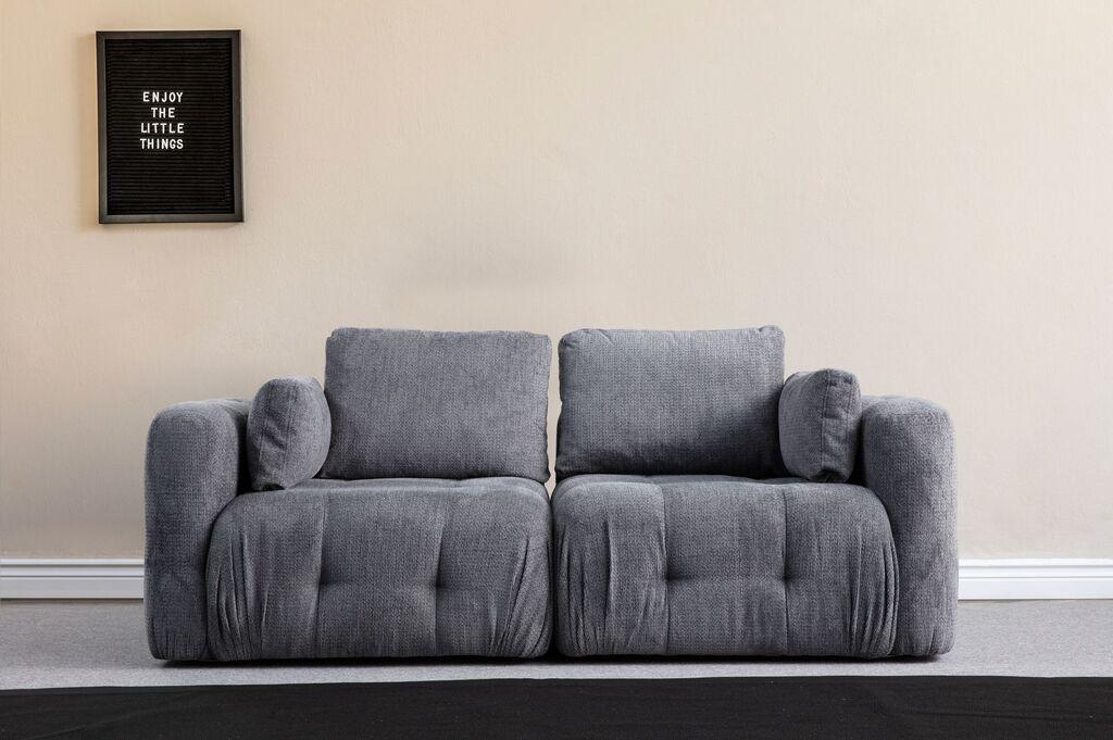 Atelier del Sofa Dvosjed Amaris 2, 300 x 120 x 65 cm, Siva