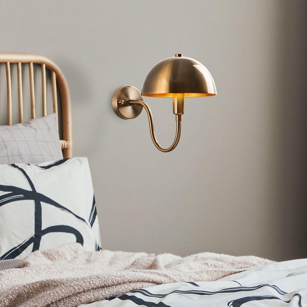 Opviq Zidna lampa Togg-14826, 20x35x27cm, IP20, Zlatna boja