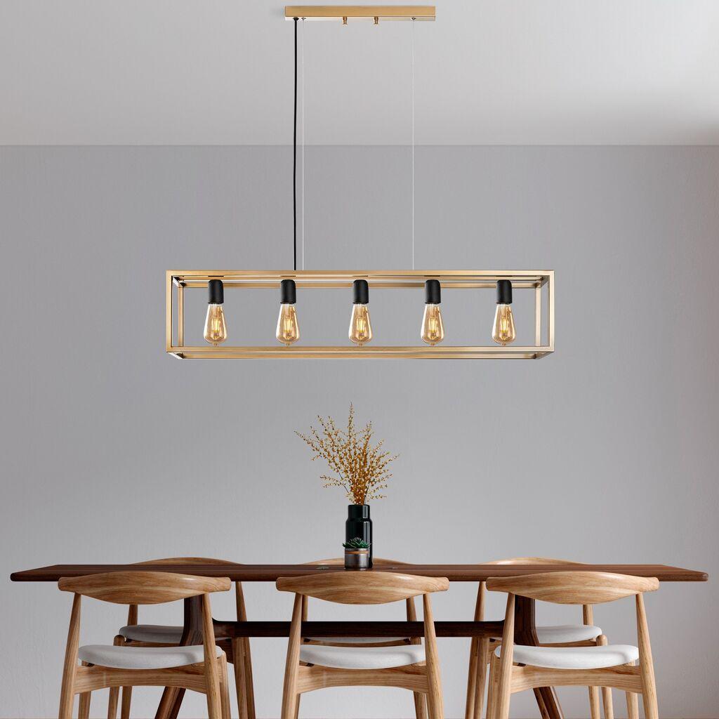 Opviq Luster Kafes-13749, 100x20x20cm, IP20, Zlatna