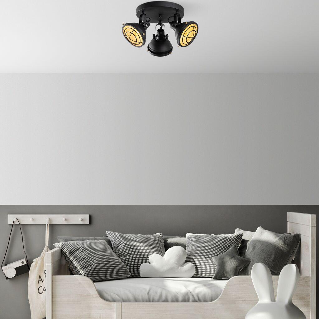 Opviq Luster Spoly-13798, 45 cm, IP20, crna