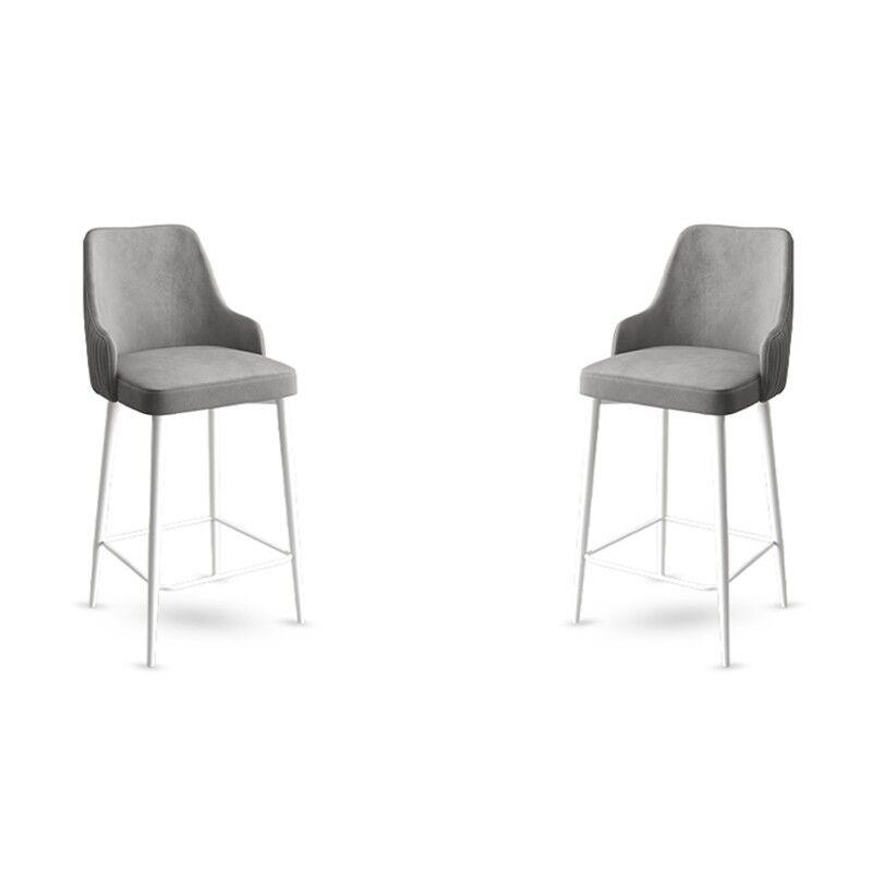 Hanah Home set barskih stolica Enox, siva