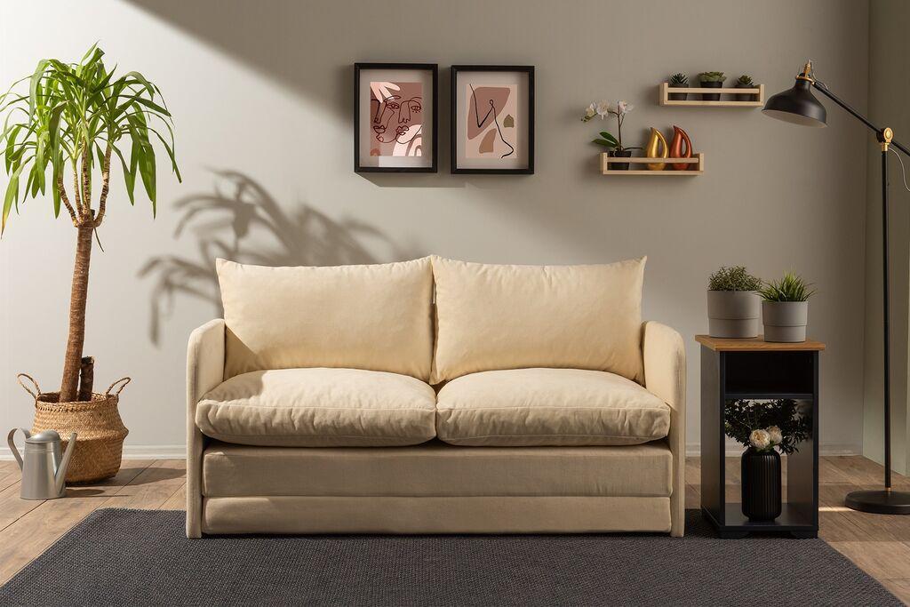 Atelier del Sofa Saga XL dvosjed, 148 x 70 x 66 cm, krem