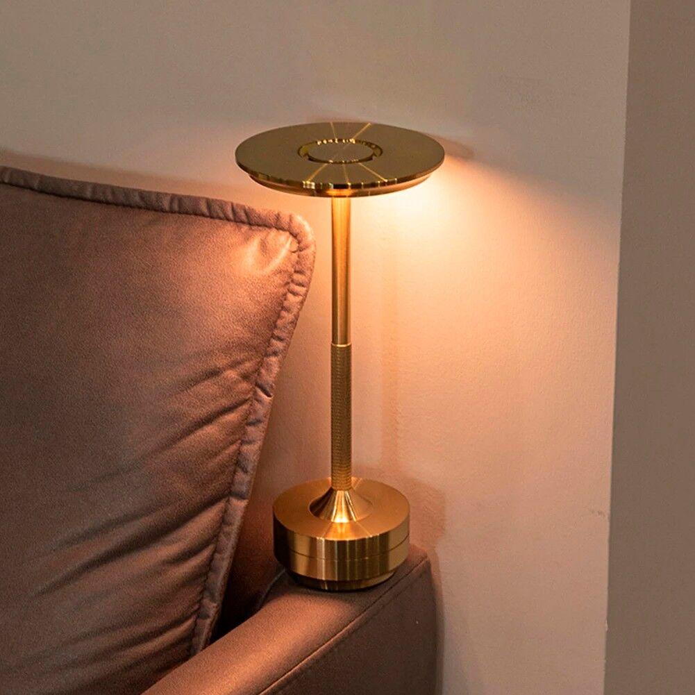 Opviq Stona lampa 407672, 13x28 cm, Zlatna boja