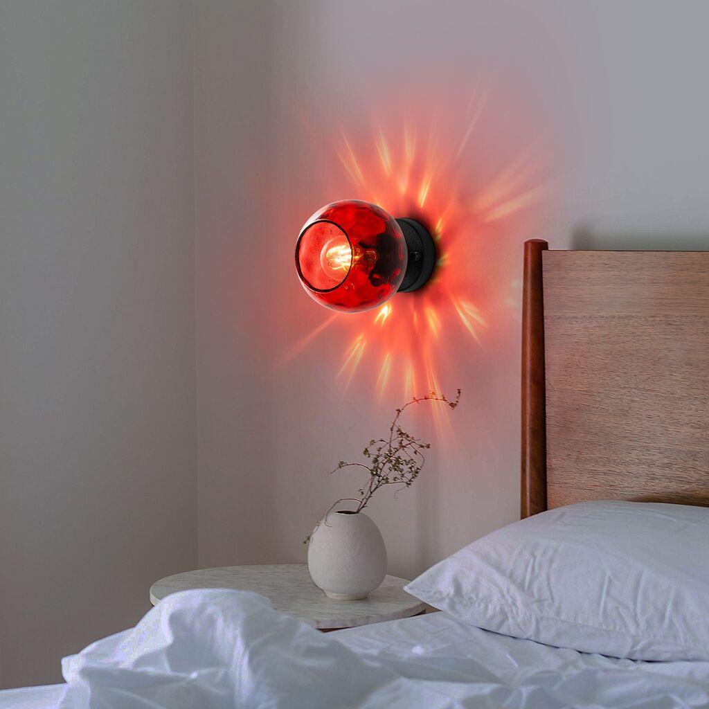 Opviq Zidna lampa Benek-15-14391, 15x18x15cm, IP20, Crna