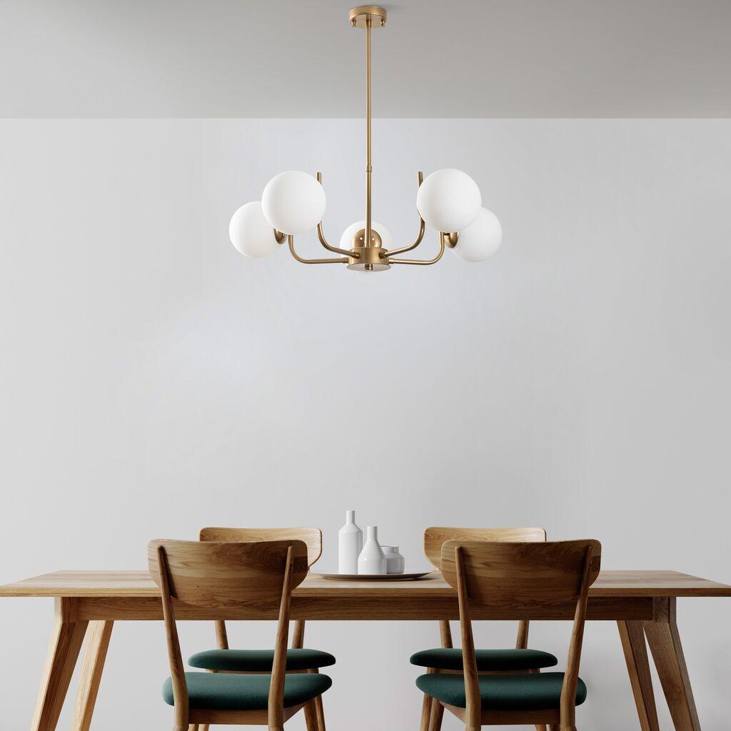 Opviq Luster Antler-13773, 69cm, IP20, Zlatno-bijele boje