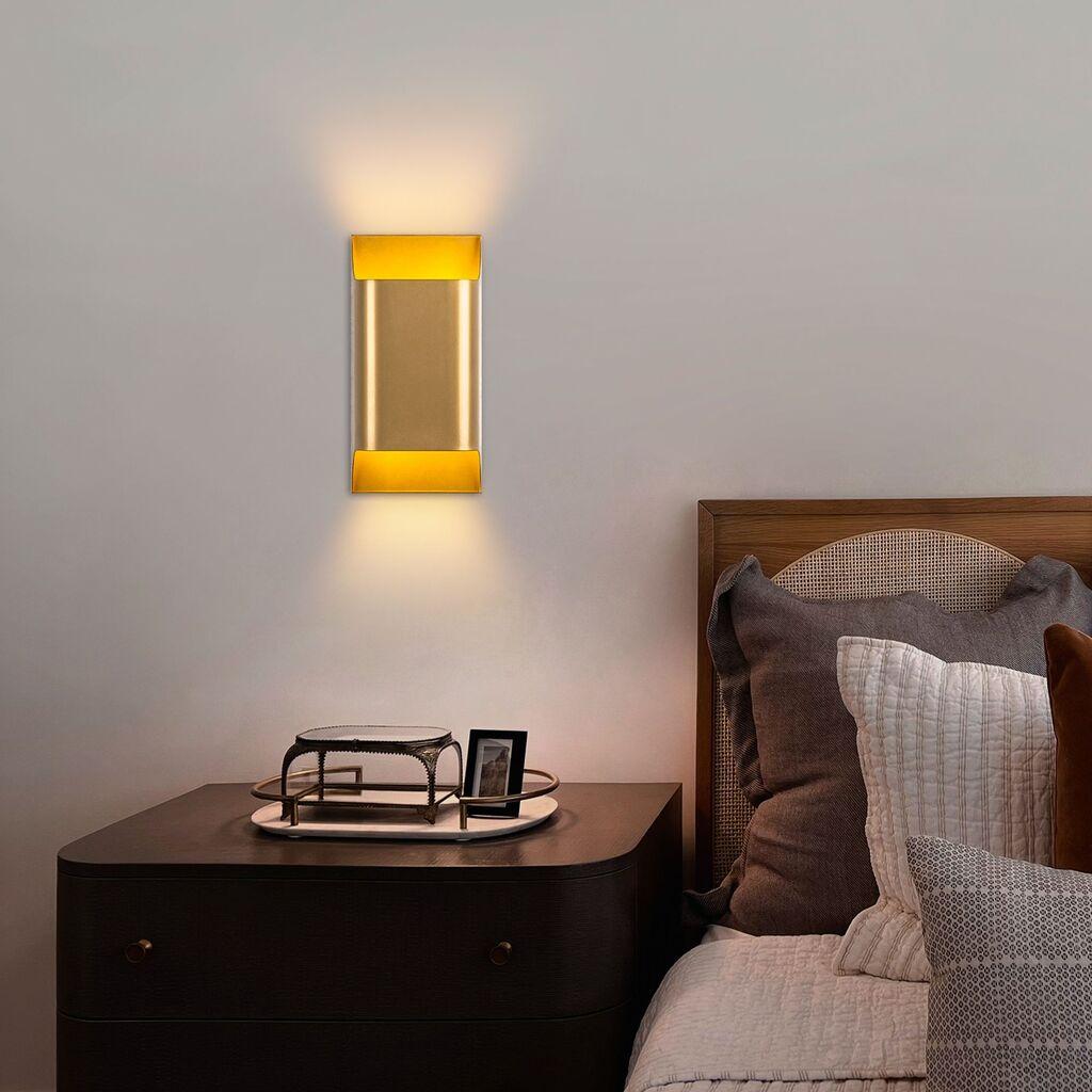 Opviq Zidna lampa Bera-15312, 15x30x11cm, IP20, Zlatna boja