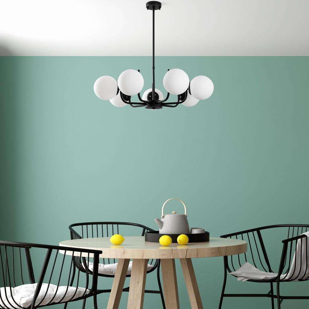 Opviq Luster Antler-13769, 74 cm, IP20, Crno-bijelo