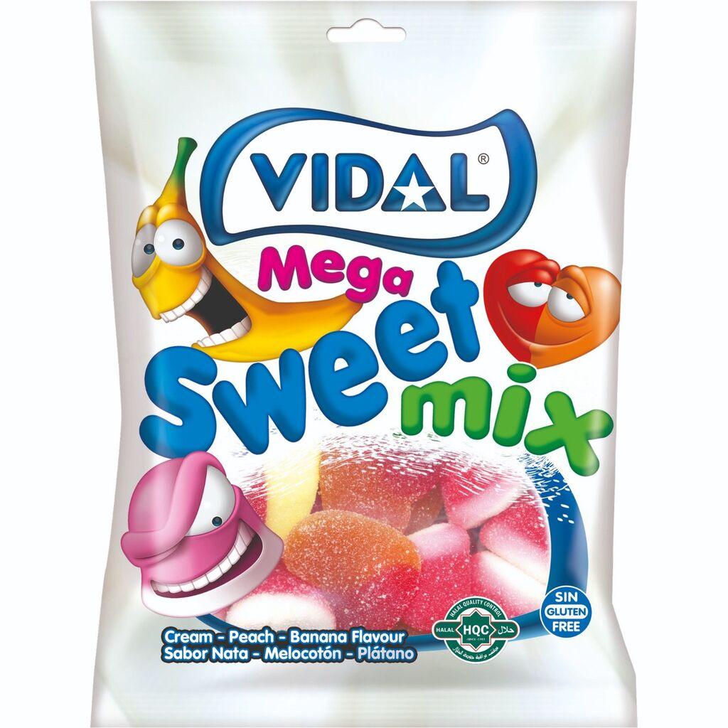 Vidal Gumene bombone Mega slatki mix, 90 g
