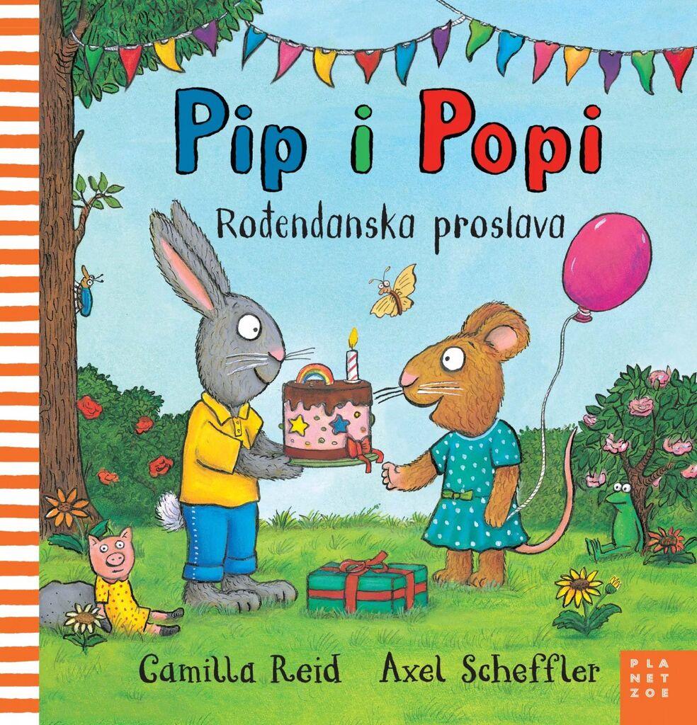 Pip i popi: rođendanska proslava (kartonka)
