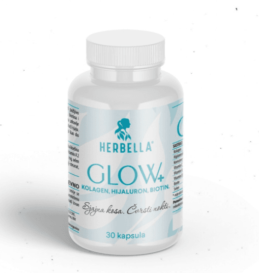 Herbella Kolagen Glow+ sa hijaluronskom kiselinom i koenzimom Q10, 30 kapsula