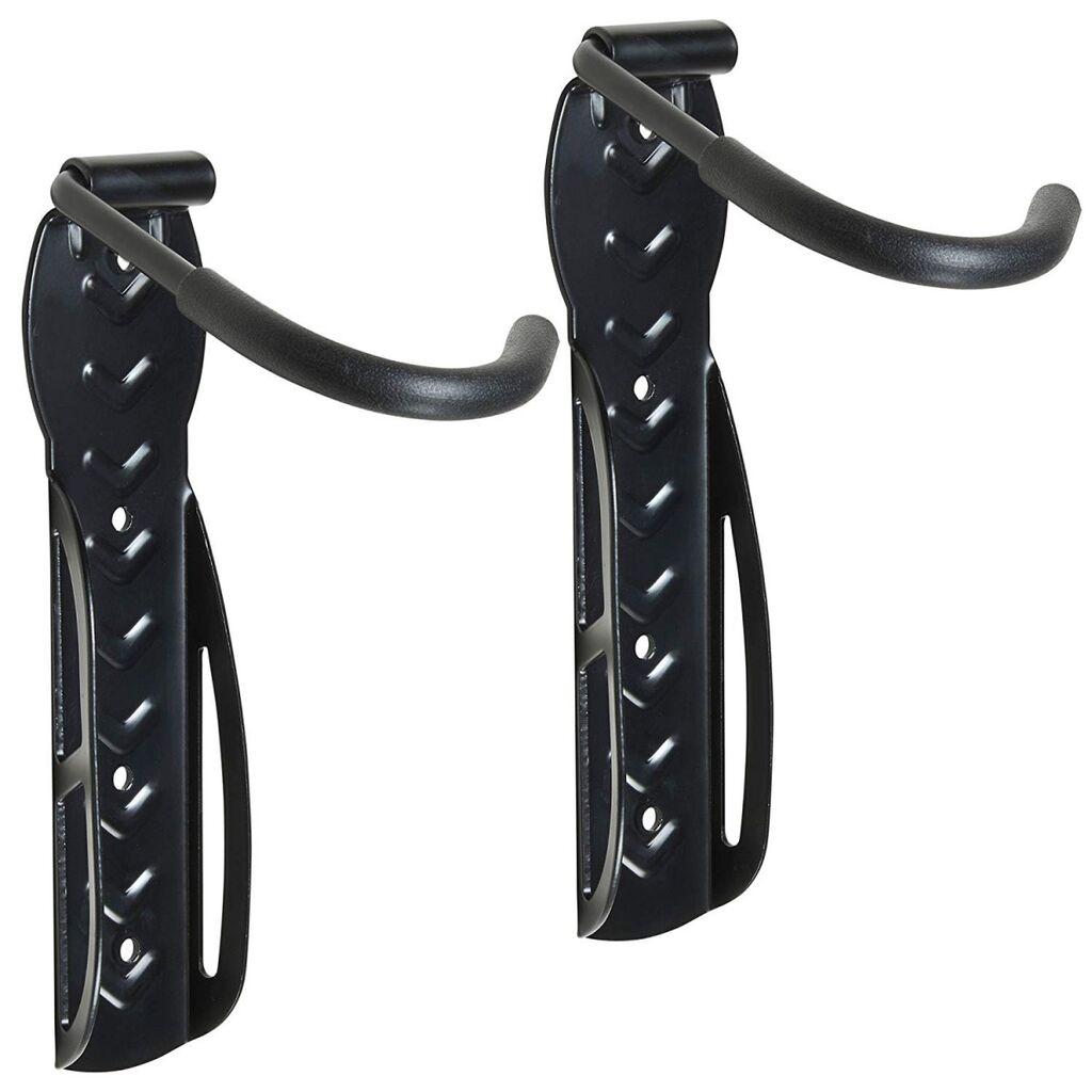 VonHaus Zidni nosač bicikla, 2 komada, Crni