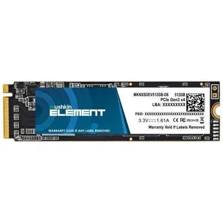 Mushkin Memorija SSD Element, 512GB, Crna