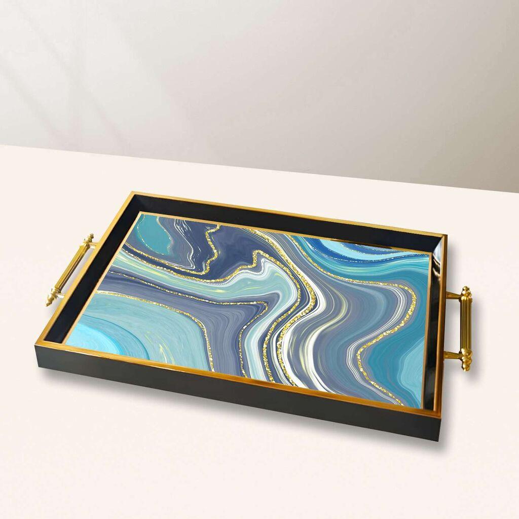 Aberto Design poslužavnik TPA10009 50 x 29 x 3,5 cm, šareni