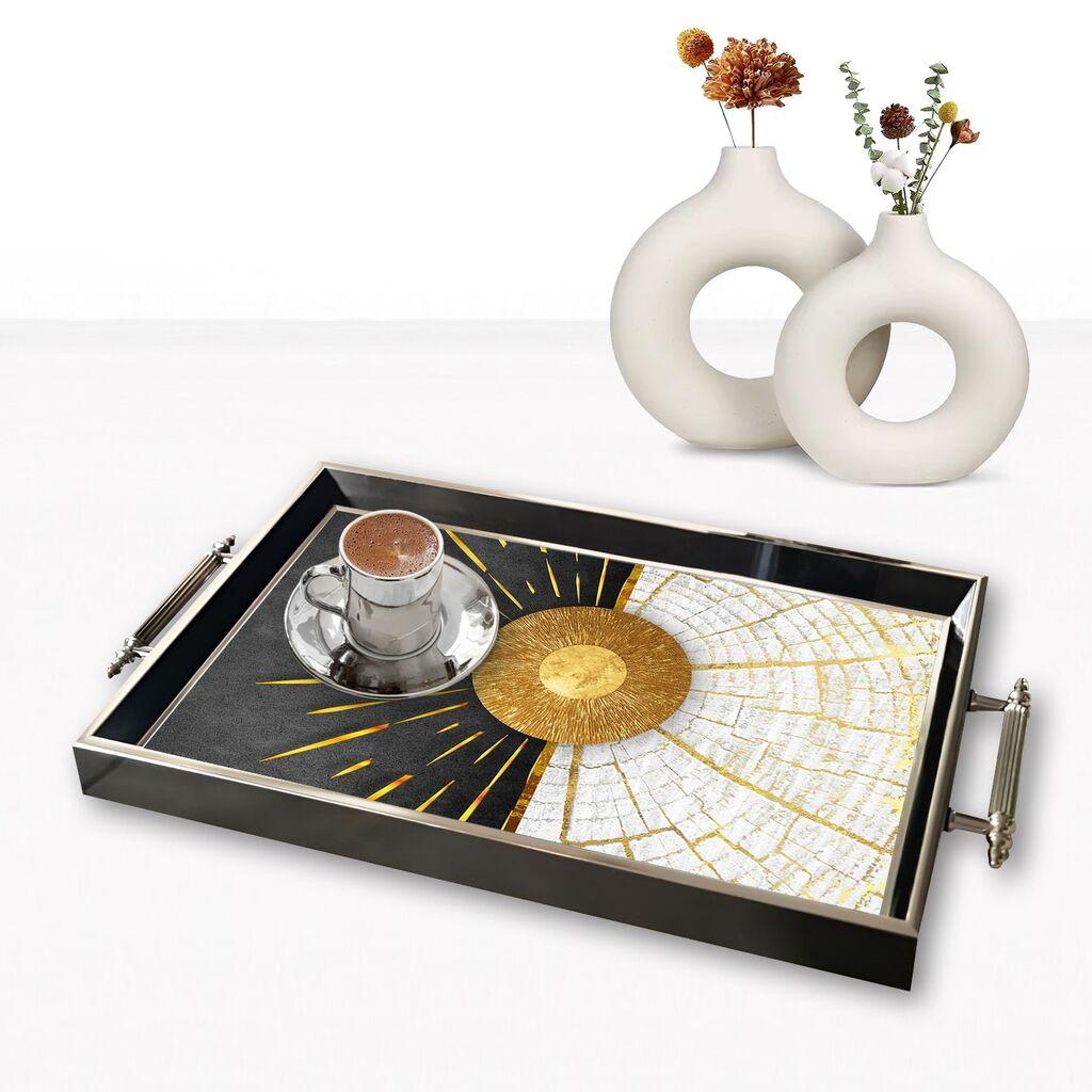 Aberto Design poslužavnik TPG9834 50 x 29 x 3,5 cm, šareni