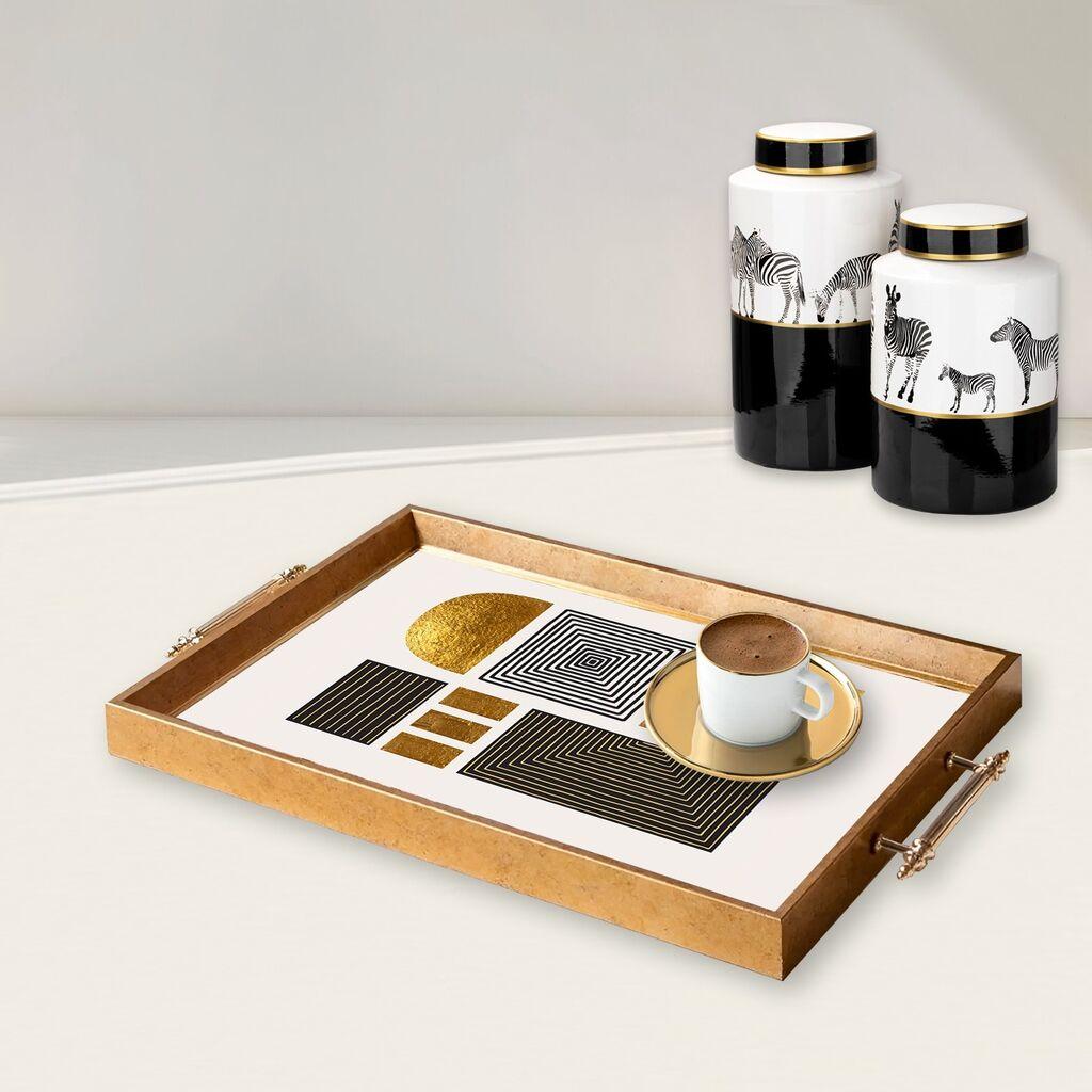 Aberto Design poslužavnik TPEA9877 50 x 29 x 3,5 cm, šareni