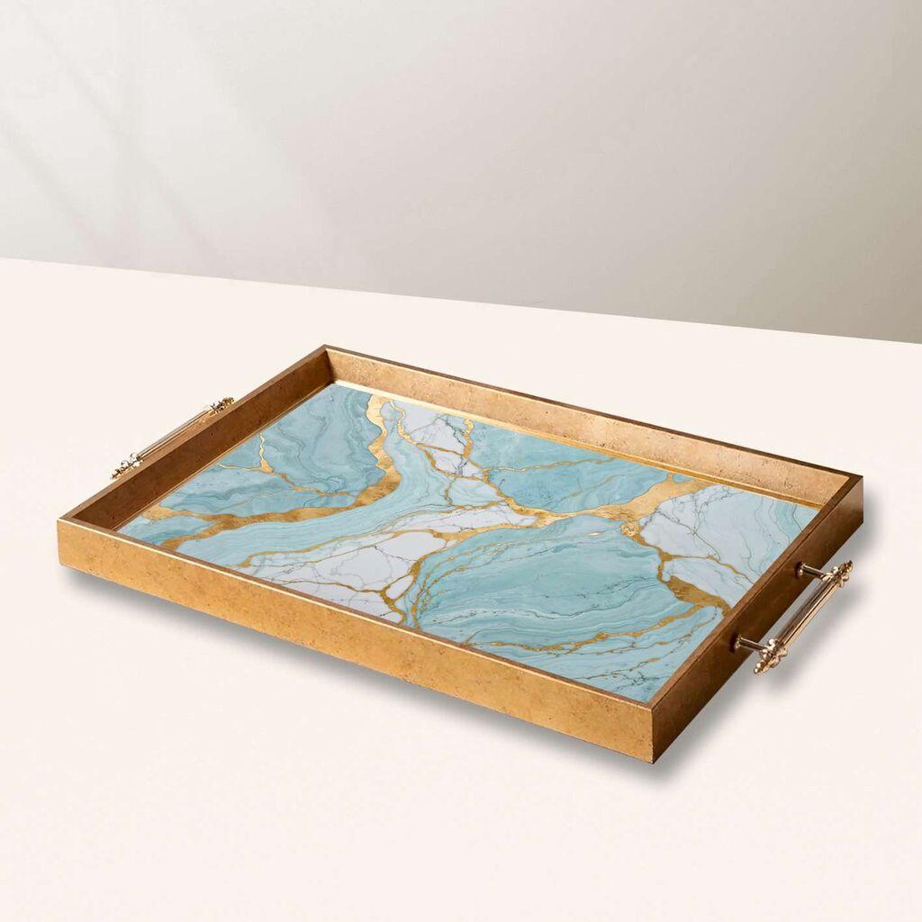 Aberto Design poslužavnik TPEA10013 50 x 29 x 3,5 cm, šareni