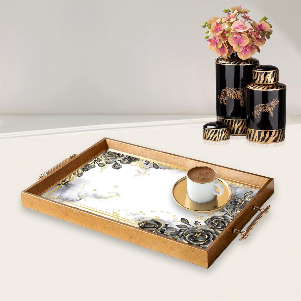 Aberto Design poslužavnik TPEA9771 50 x 29 x 3,5 cm, šareni