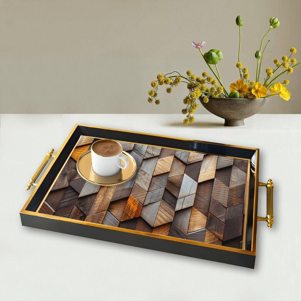 Aberto Design poslužavnik TPA9898 50 x 29 x 3,5 cm, šareni