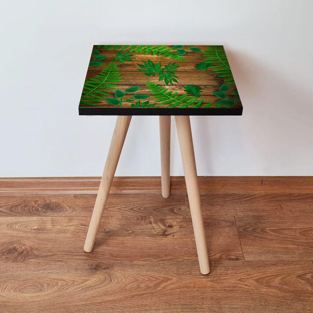 Hanah Home Club sto Shp14, 35x42x35 cm, Smeđa