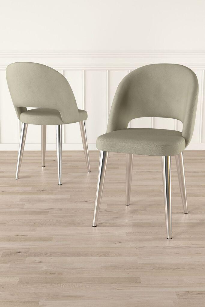 Hanah Home Pane set stolica, 85x59x146 cm, 6 dijelova, krem ​​boja