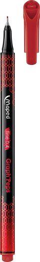 Maped Fineliner Deco, 0.4 mm, Crveni
