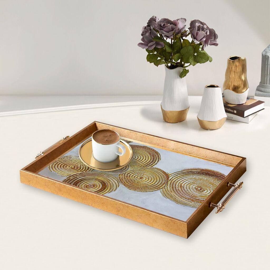 Aberto Design poslužavnik TPEA9846 50 x 29 x 3,5 cm, šareni