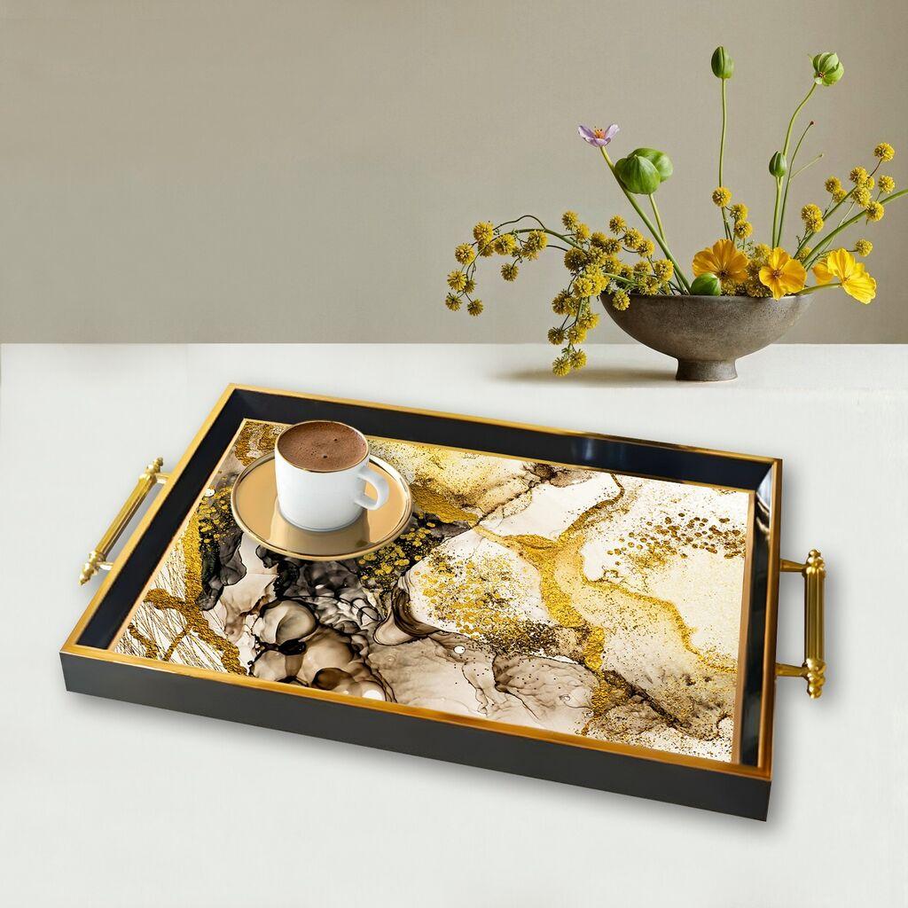 Aberto Design poslužavnik TPA9868 50 x 29 x 3,5 cm, šareni